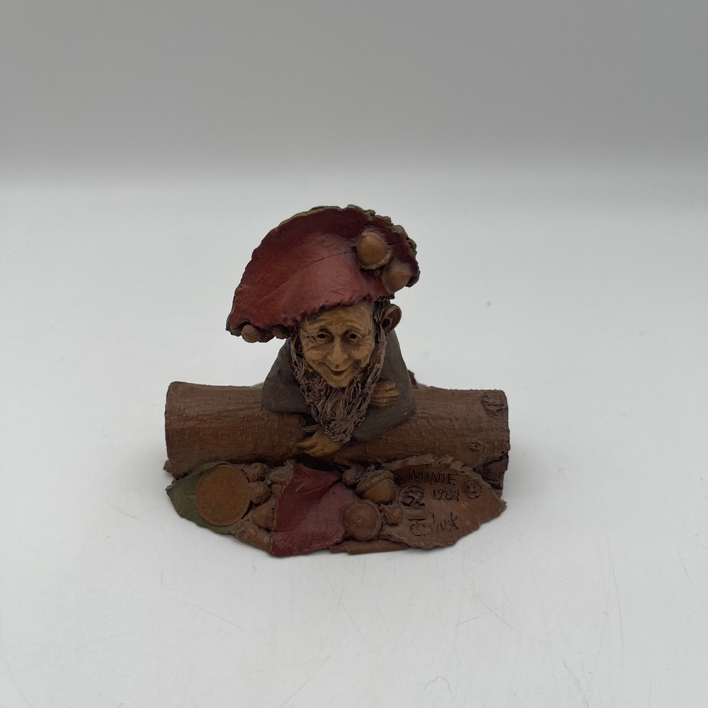 Tom Clark Gnome Minie Figurine Cairn Studio 1984 COA #52 ORIGINAL BOX PRICE TAG